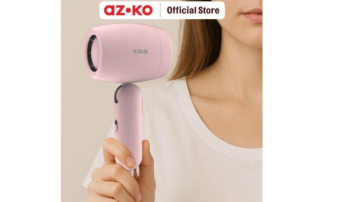 AZKO Kris Luna Mini Hair Dryer Lipat Pink