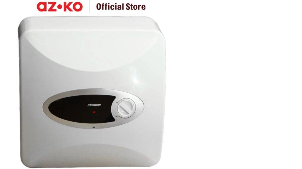 AZKO Krisbow Water Heater Listrik 200 watt Kwh 10 Liter
