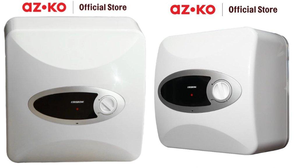 AZKO Krisbow Water Heater Listrik 200 watt Kwh 10 Liter