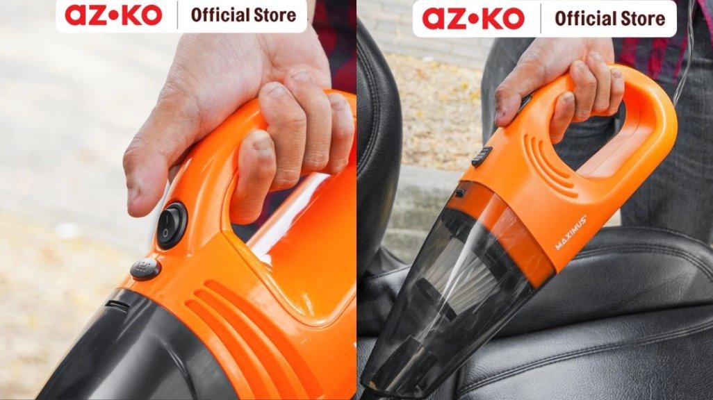 AZKO Maximus Vacuum Cleaner Pengisap Debu Mobil Basah dan Kering 60 Watt Dc12.