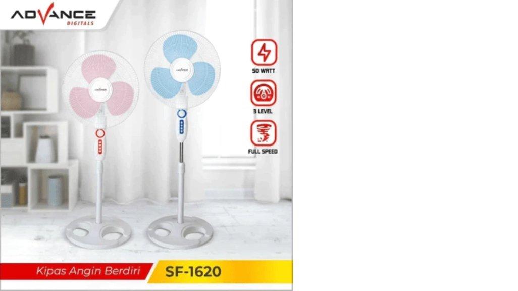 Advance SF1620 Kipas Angin Standing 16 inch 50 watt Garansi Resmi 1 Tahun