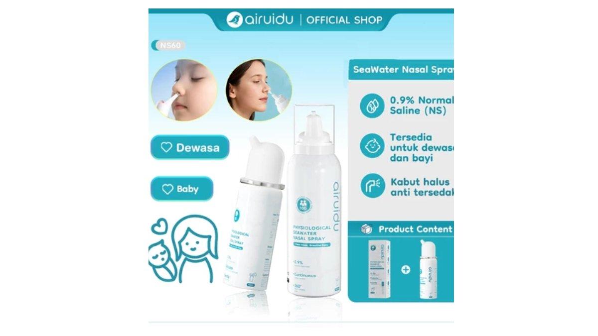 Airuidu Baby 60ML Nasal Spray Aldult 100ML Nose Hygiene