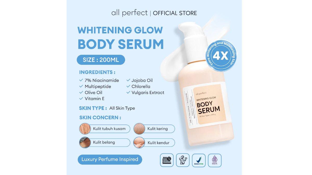 All Perfect Whitening Glow Body Serum