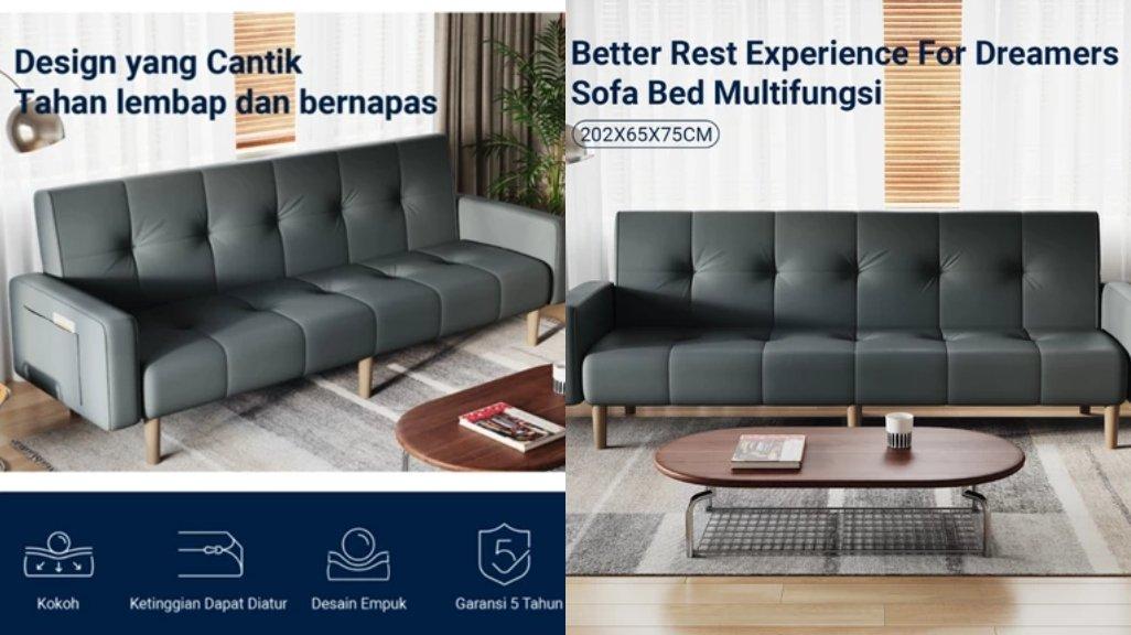 Avenco Sofa Bed Multifungsi