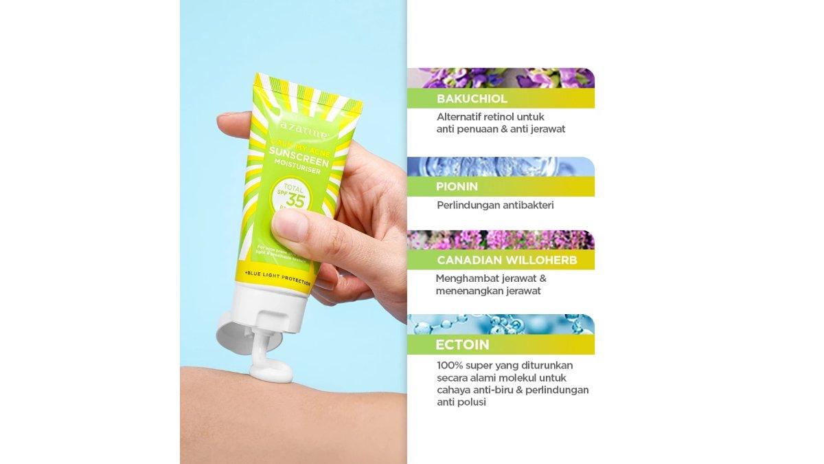 Azarine Calm My Acne Sunscreen Moisturiser SPF35 PA+++