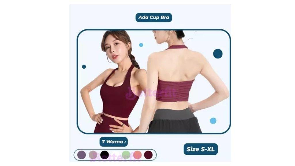 BETTERFIT - SPORTS BRA OLAHRAGA with CUP BRA Yoga Gym Fitness - BRASPORT Olahraga Wanita