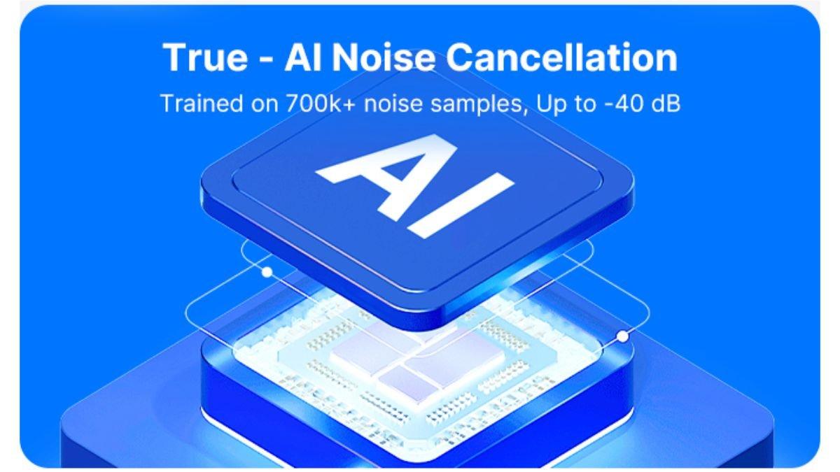 Ilustrasi fitur Al Noise Cancellation pada mic BOYA Magic
