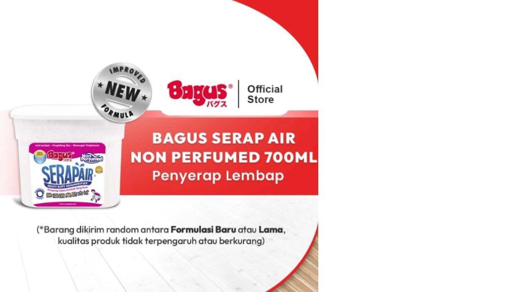 Bagus Serap Air Square Box Daya Serap Non Perfumed 700 ml - Mengurangi Kelembapan, Mencegah Ngengat dan Penjamuran