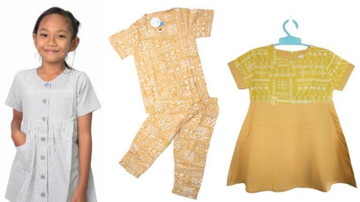 3 Rekomendasi Pakaian Anak Perempuan Cenderaloka: Ada Dress hingga Piyama - Tribunshopping.com
