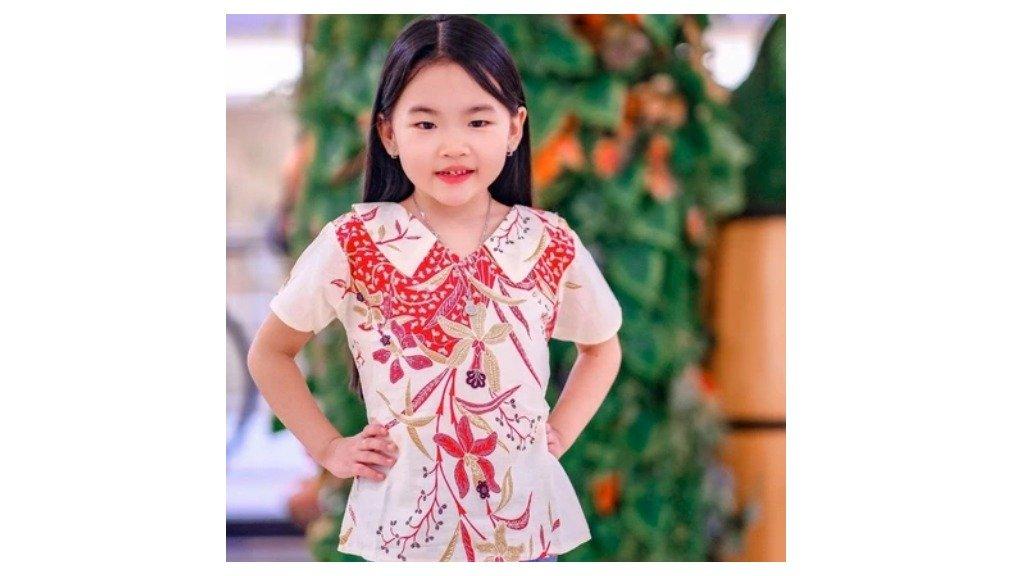 Batik Kids BLUS BATIK ANAK SOFT KAWONG LAWASAN BATIK ANAK SEKOLAH LENGAN BOOP CANTIK