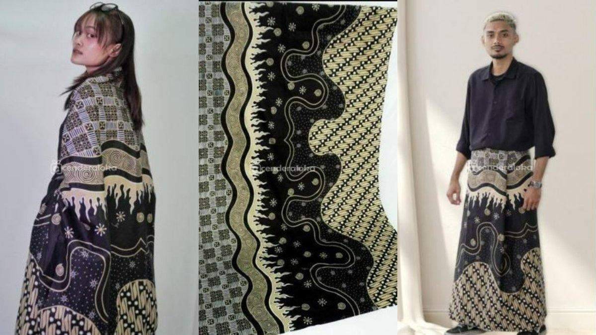 Batik Printing Katun Prima Sanforis Motif Banyu Sebrang Api