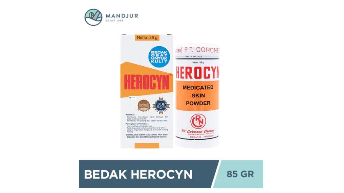 Bedak Herocyn 85 g - Meredakan Gatal Biang Keringat