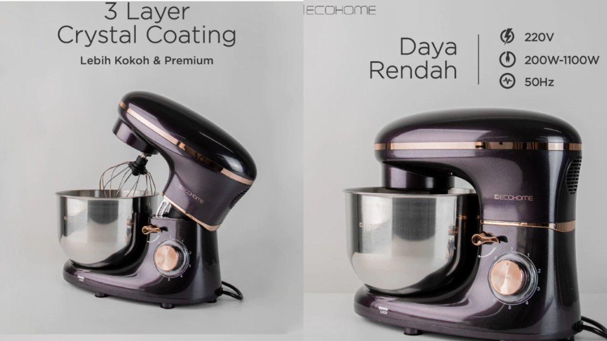 Berbagai keunggulan ECOHOME Stand Mixer Platinum Series ESM-999.