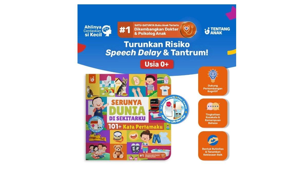 Buku Anak 101+ Kata Pertamaku