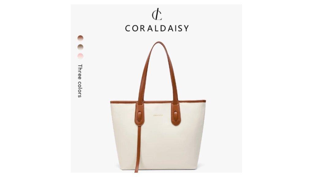 CORALDAISY Tas Wanita 2025 Tote Bag Handbag Tas Bahu Kapasitas besar Shoulder Bag Tas tangan