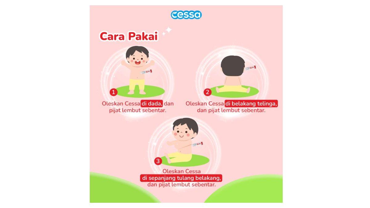 Cara Pemakaian Cessa Kids Fedrop