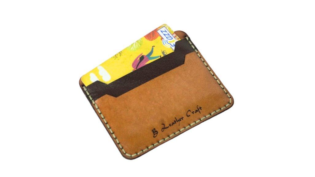 Card Holder Jait Tangan Bahan Kulit PO dari Barabiru
