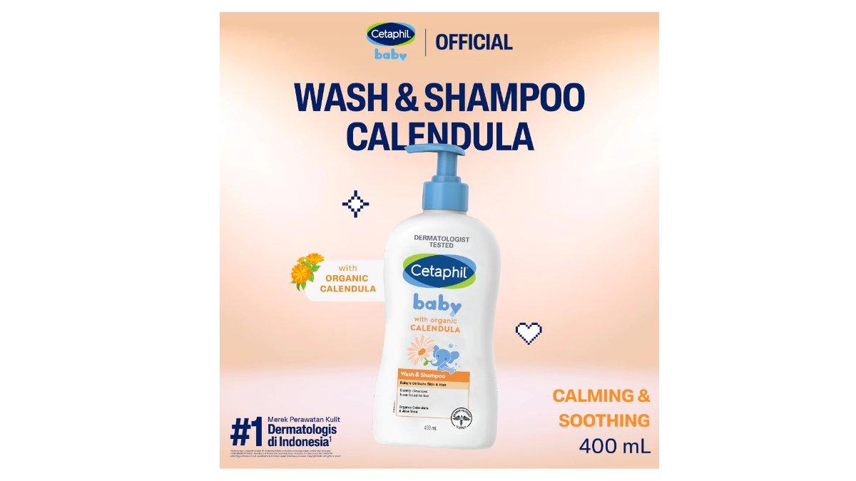 Cetaphil Baby with Organic Calendula Wash & Shampoo 400ml