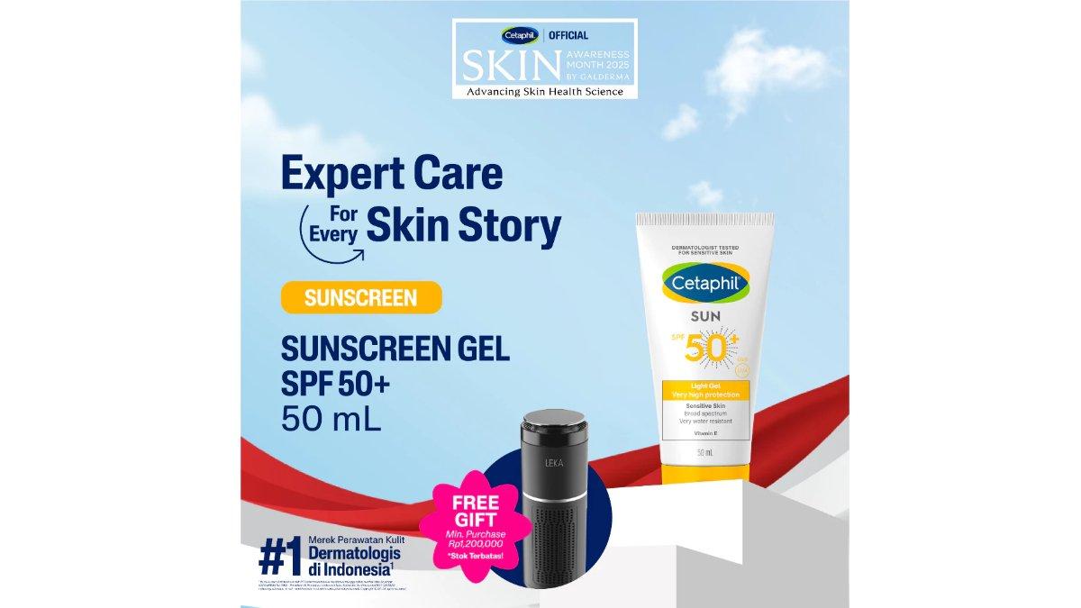 Cetaphil Hybrid Sunscreen SPF50+ Light Gel