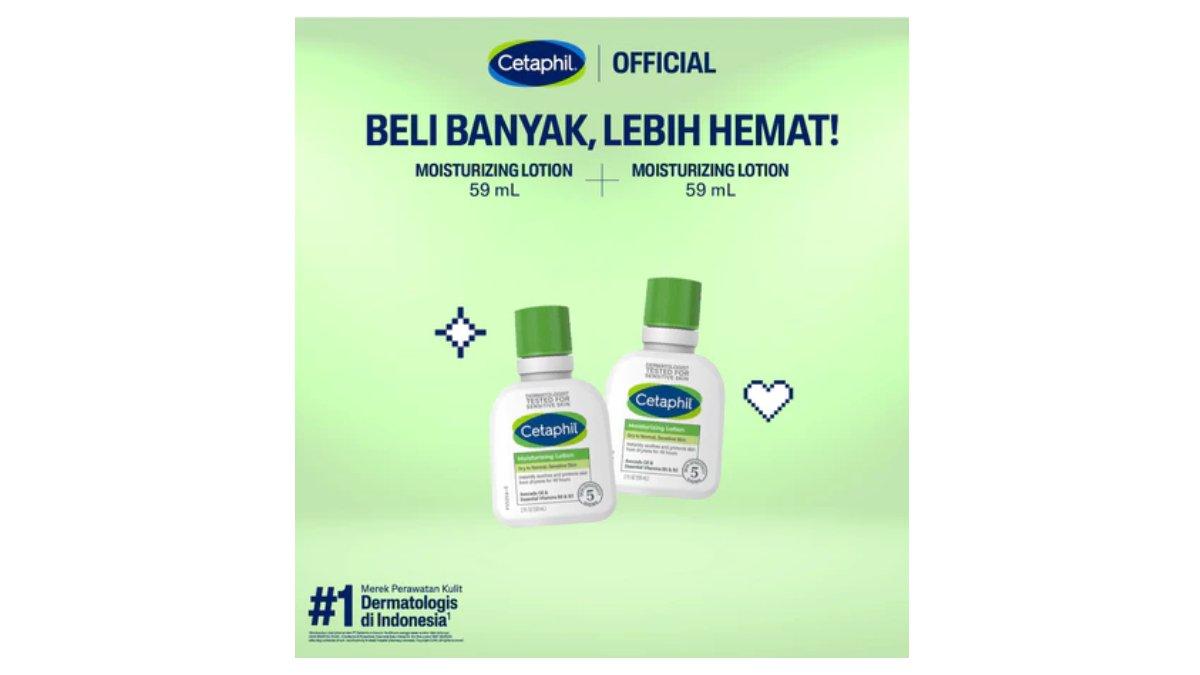 Cetaphil Moisturizing Lotion 59ml Twin Pack