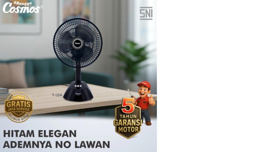 Cosmos Kipas Angin 2in1 (Desk & Wall) - 9-LDA TWINO