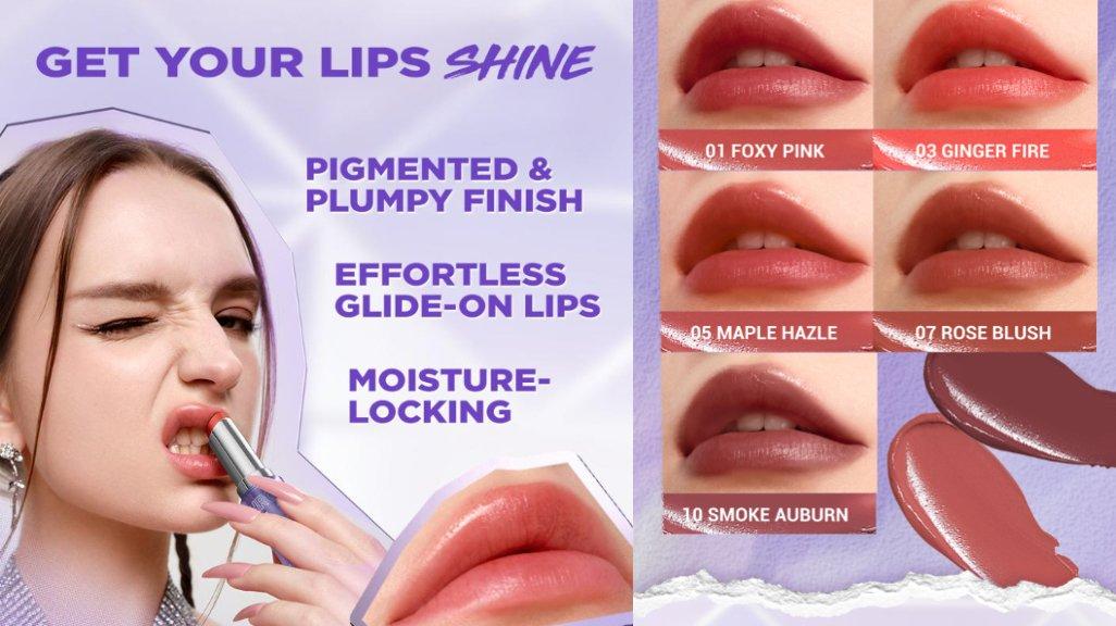 DAZZLE ME Color Chrome Lip glaze (shopee.id)