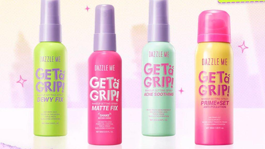 DAZZLE ME Get a Grip! Makeup Setting Spray.
