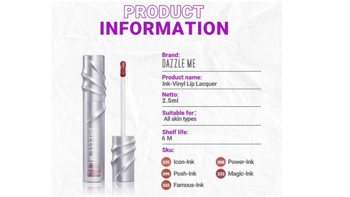DAZZLE ME Ink-Vinyl Lip Lacquer