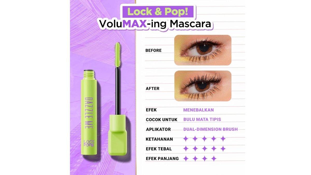 DAZZLE ME Lock & Pop Mascara VoluMAX-ing