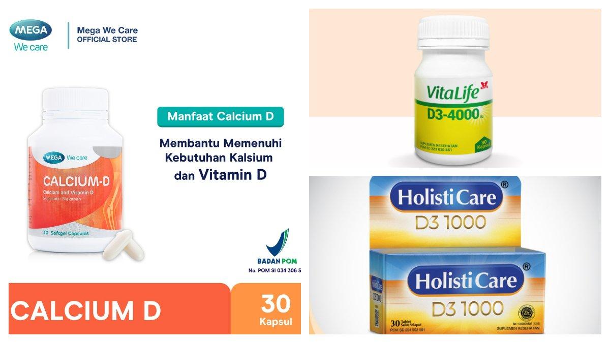 25 Daftar Suplemen Vitamin D Terbaik yang Bisa Dibeli tanpa Resep Dokter, Sudah BPOM dan Halal