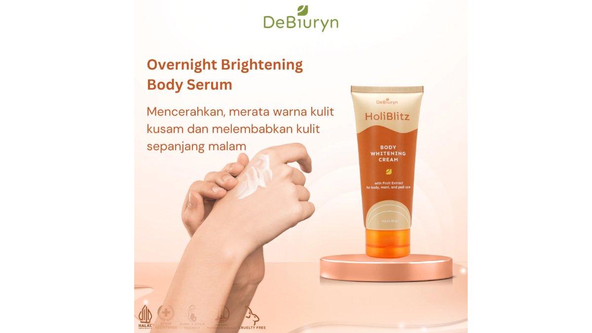 DeBiuryn Holiblitz Overnight Body Serum Brightening Moisturizer Night Cream