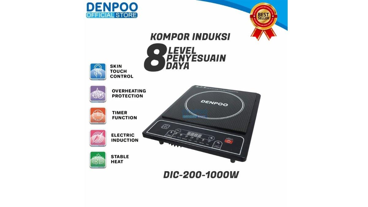 Denpoo Kompor listrik induksi Low Watt DIC 200-1000