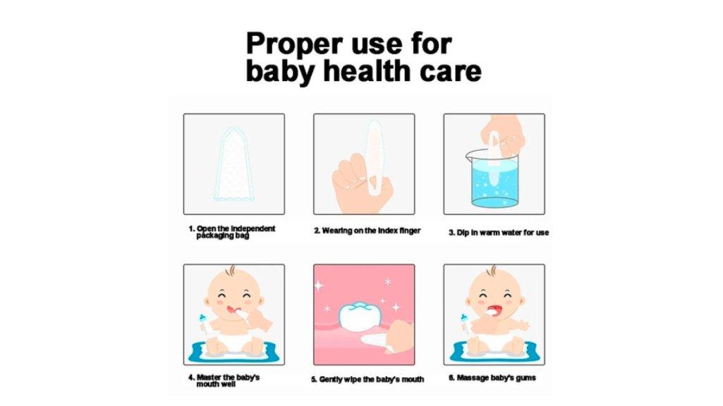 Dovana Pembersih Lidah Gigi Mulut Bayi