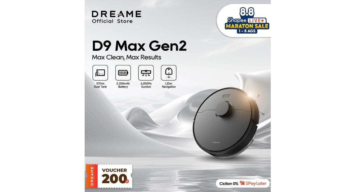 Dreame D9 Max Gen 2 Robot Vacuum Cleaner and Mop