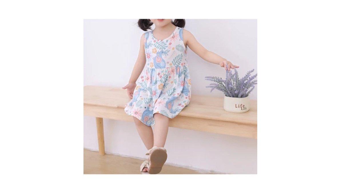 Dress Anak Perempuan Import Katun Bermotif Lucu