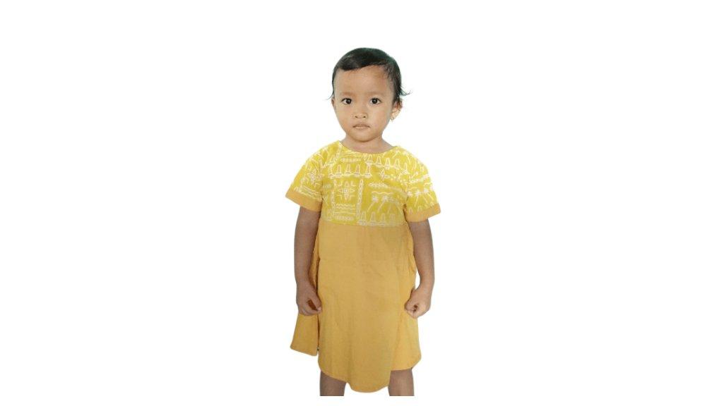 Dress Batik Anak Bahan Katun