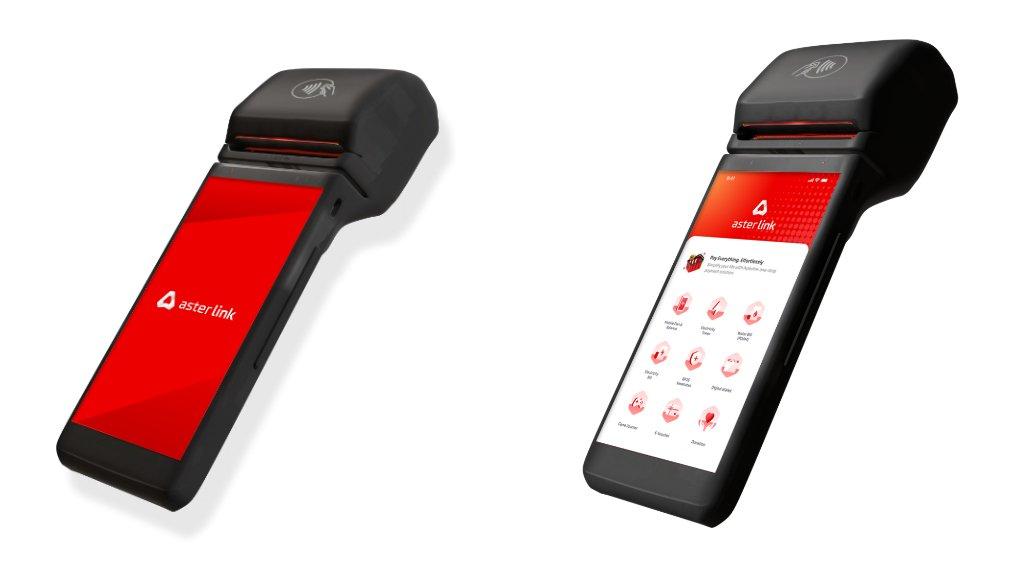 Alat mesin EDC Asterlink yang bisa kamu dapatkan jika jadi mitra Aster Link.