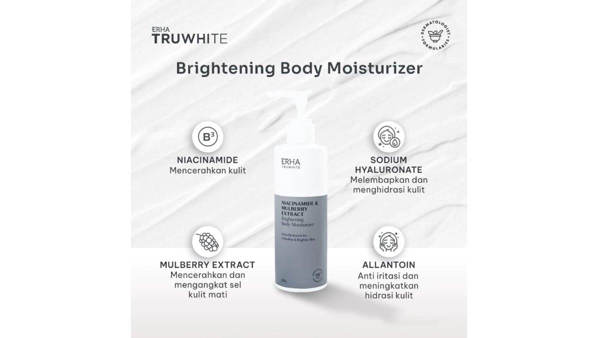 ERHA Truwhite Niacinamide & Mulberry Extract Brightening Body Moisturizer