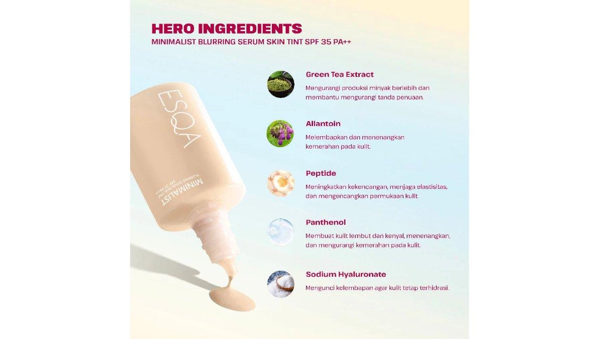 ESQA Minimalist Blurring Serum Skin Tint SPF 35 PA++