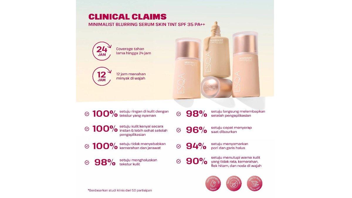 ESQA Minimalist Blurring Serum Skin Tint SPF 35 PA++
