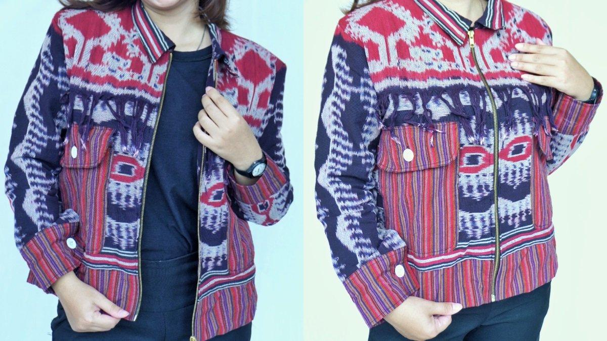 Salah Satu Produk Unggulan Ecozie, Memadukan Seni Ecoprint dengan Bahan-Bahan Alami.