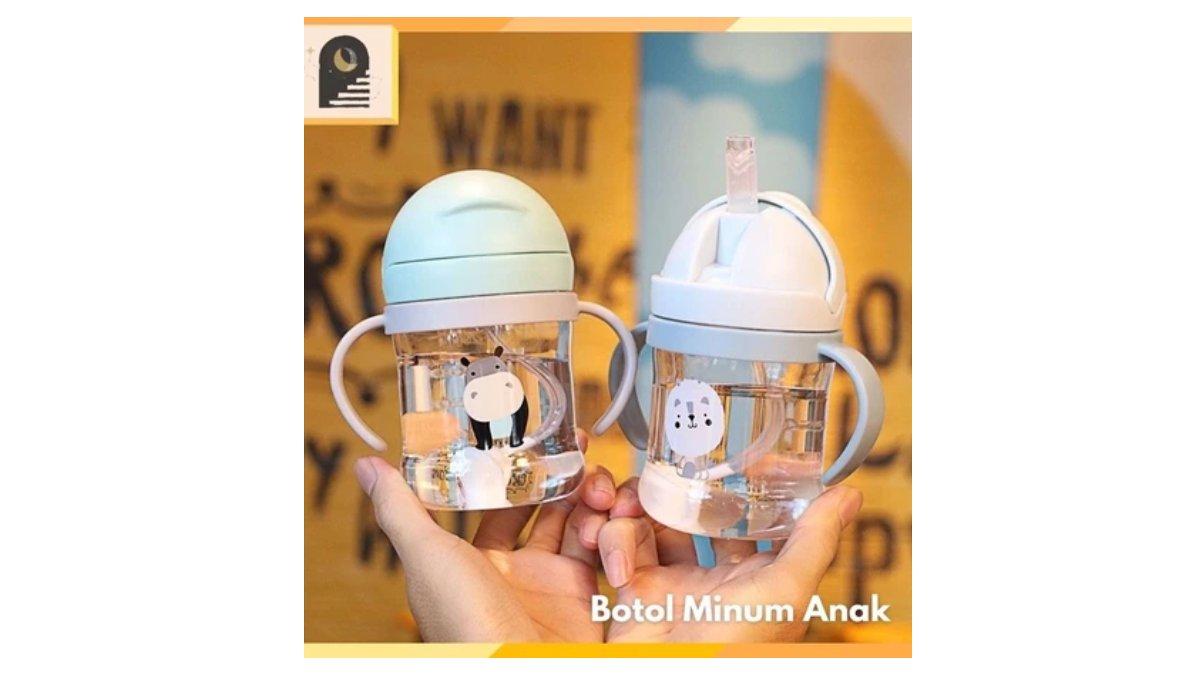 Either.id - Botol Minum Anak Sedotan Lucu