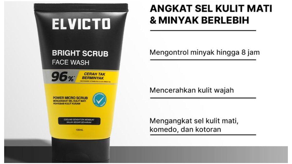 ELVICTO BRIGHT SCRUB FACE WASH
