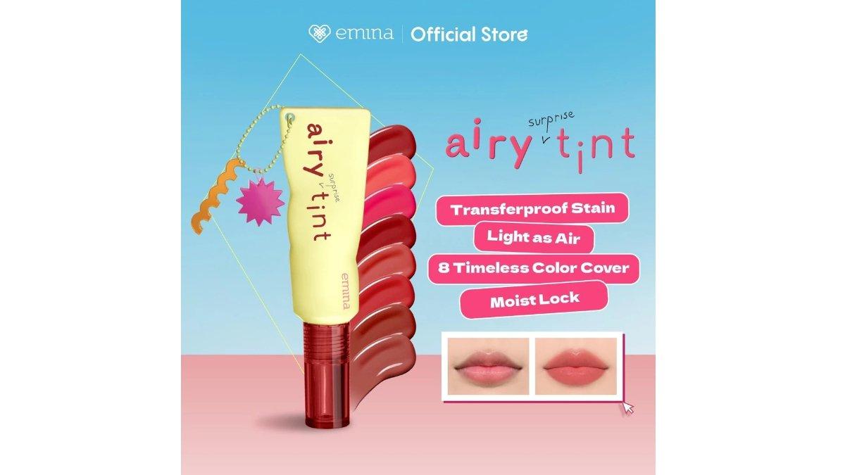 Emina Airy Surprise Tint x Muzik Tiger