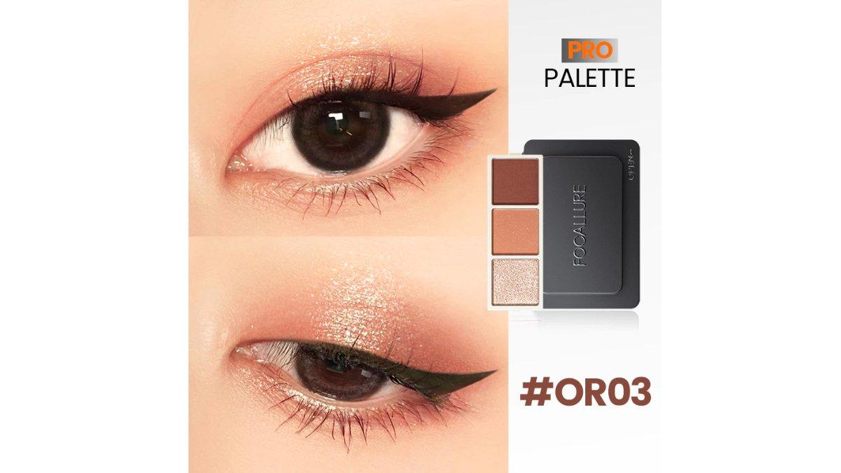FOCALLURE Eyeshadow DIY Palette High Pigment Pro-Palette - OR03