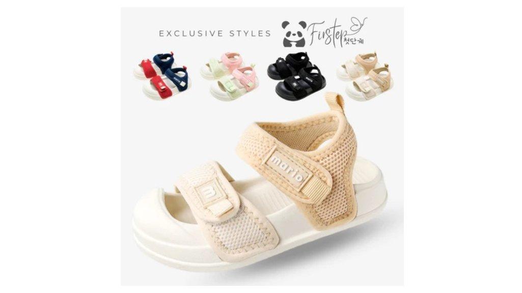 Firstep - Sandal Gunung Anak Polos Laki laki Perempuan Sendal Anak Import Anti Slip FS107 & FS210