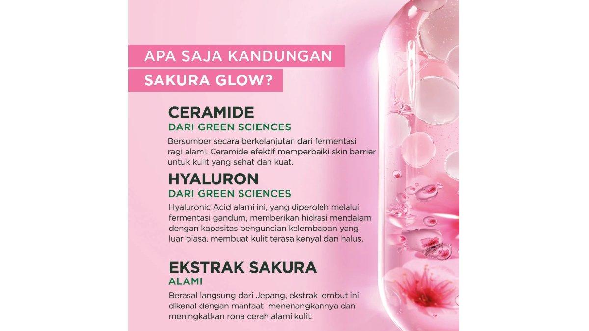 GARNIER Sakura Glow Ceramide Skin Barrier Sleeping Mask Night Cream