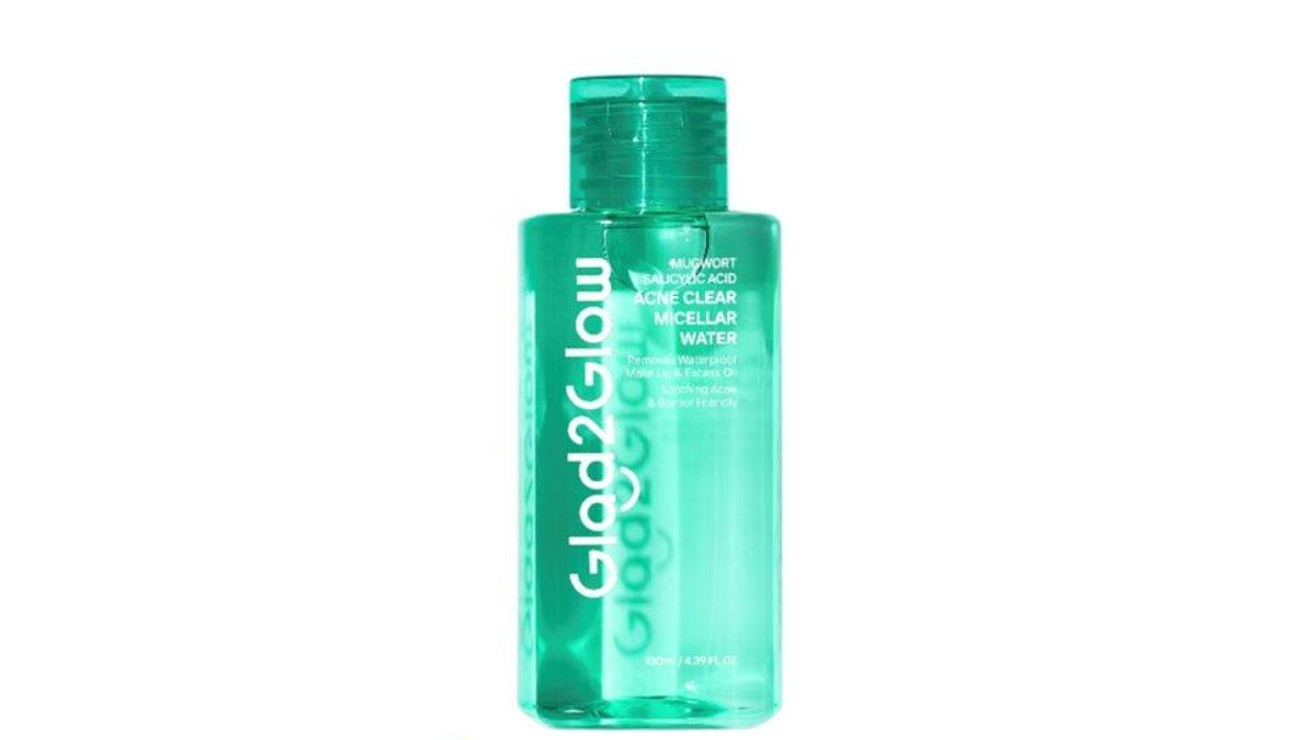 GLAD2GLOW Mugwort Salicylic Acid Acne Clear Micellar Water