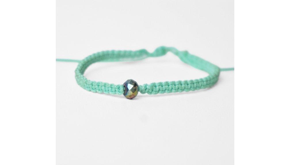 Gelang Tali Giok dengan Batu Kristal dari Kinarya Aksesoris