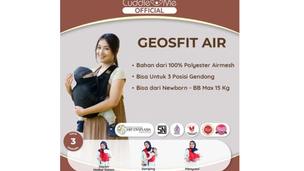 Gendongan Bayi - CUDDLEME Geosfit Air Gendongan Bayi Samping Premium